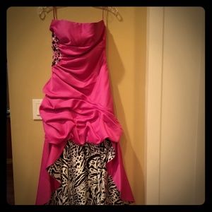 Strapless Sateen Gown